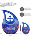 10-inch Surreal Swan Reflections Urn