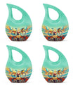 Abstract Cycling Dreams - Bike Urns Funeral Large  Urns