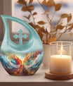 10 Inch Phoenix Nebula Awakening Urn 