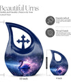 10-inch Starlight Swan Reverie Urn 