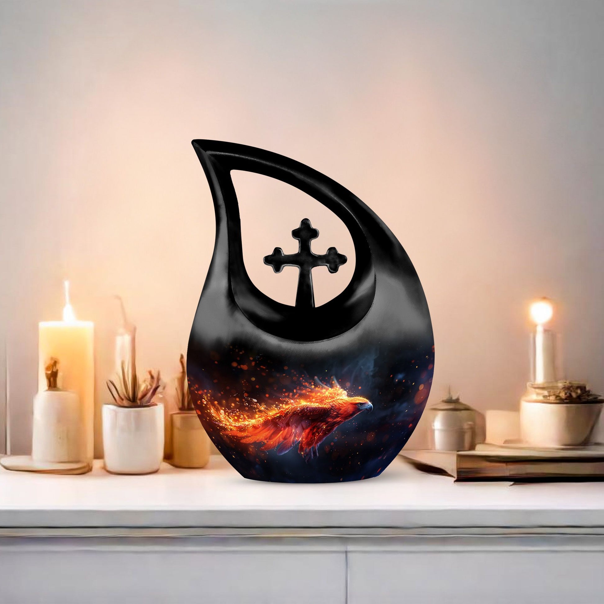 10-inch Phoenix Rebirth Ascension Urn 