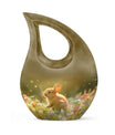 Sunlit Daisy Hopper - Rabbit Urns Funeral Large  Urns