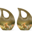 Sunlit Daisy Hopper - Rabbit Urns Funeral Large  Urns