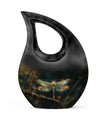 Amber Glide - Dragonfly Urn Large Memorial, Funeral Urn For Ashes
