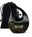 Amber Glide - Dragonfly Urn Large Memorial, Funeral Urn For Ashes