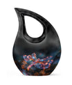 Digital Firefly Elegance - Dragonfly Urn Memorial, Funeral Cremation Urn