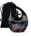 Digital Firefly Elegance - Dragonfly Urn Memorial, Funeral Cremation Urn