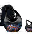 Digital Firefly Elegance - Dragonfly Urn Memorial, Funeral Cremation Urn