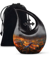 Fiery Dragonfly Dreams - Dragonfly Urn Memorial, Funeral Shape Urn