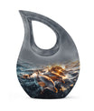 10-inch Sunset Dolphin Glide Urn 