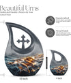 10-inch Sunset Dolphin Glide Urn 