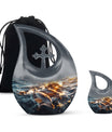 10-inch Sunset Dolphin Glide Urn 
