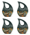 Dawn Flower Duckling - Duck Urn Large Memorial, Funeral Urn For Ashes