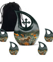 Dawn Flower Duckling - Duck Urn Large Memorial, Funeral Urn For Ashes