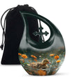 Dawn Flower Duckling - Duck Urn Large Memorial, Funeral Urn For Ashes