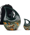 Dawn Flower Duckling - Duck Urn Large Memorial, Funeral Urn For Ashes