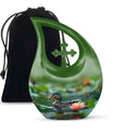 Aluminium Duck's Lotus Realm cremation urn, 