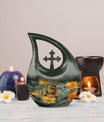 10-inch Duckling's Sunset Bloom Urn 