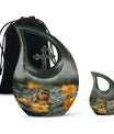 10-inch Duckling's Sunset Bloom Urn 