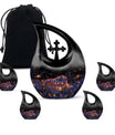 Starry Night Prowl - Tiger Urn Memorial, Funeral Shape Urn