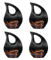 Fiery Rain Stride - Tiger Urn Memorial, Funeral Cremation Urn For Ashes