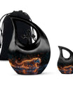 Fiery Rain Stride - Tiger Urn Memorial, Funeral Cremation Urn For Ashes