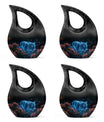 Spectral Bloom Stealth - Tiger Urn Large Memorial, Funeral Urn For Ashes