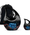 Spectral Bloom Stealth - Tiger Urn Large Memorial, Funeral Urn For Ashes