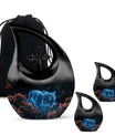 Spectral Bloom Stealth - Tiger Urn Large Memorial, Funeral Urn For Ashes