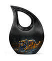 Ember Stalker - Tiger Urn Memorial, Funeral Cremation Urn