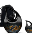 Ember Stalker - Tiger Urn Memorial, Funeral Cremation Urn
