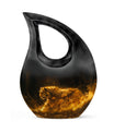 Firelit Majesty - Tiger Urn Memorial, Funeral Cremation Urn