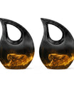 Firelit Majesty - Tiger Urn Memorial, Funeral Cremation Urn