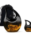 Firelit Majesty - Tiger Urn Memorial, Funeral Cremation Urn