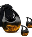 Firelit Majesty - Tiger Urn Memorial, Funeral Cremation Urn