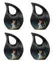 10-inch Moonlit Meadow Bunny Urn 