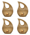 Autumn Dee - Deer Urn Memorial, Funeral Cremation Urn For Ashes