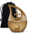 Autumn Dee - Deer Urn Memorial, Funeral Cremation Urn For Ashes