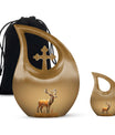 Autumn Dee - Deer Urn Memorial, Funeral Cremation Urn For Ashes