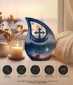 10-inch Moonlit Fawn Fantasy Urn 