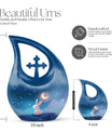 10-inch Moonlit Bunny Dreamscape Urn 