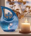 10-inch Moonlit Bunny Dreamscape Urn 