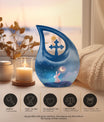 10-inch Moonlit Bunny Dreamscape Urn 