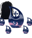 Lunar Blossom Watch - Rabbit Urn Memorial, Funeral Cremation Urn