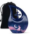 Lunar Blossom Watch - Rabbit Urn Memorial, Funeral Cremation Urn