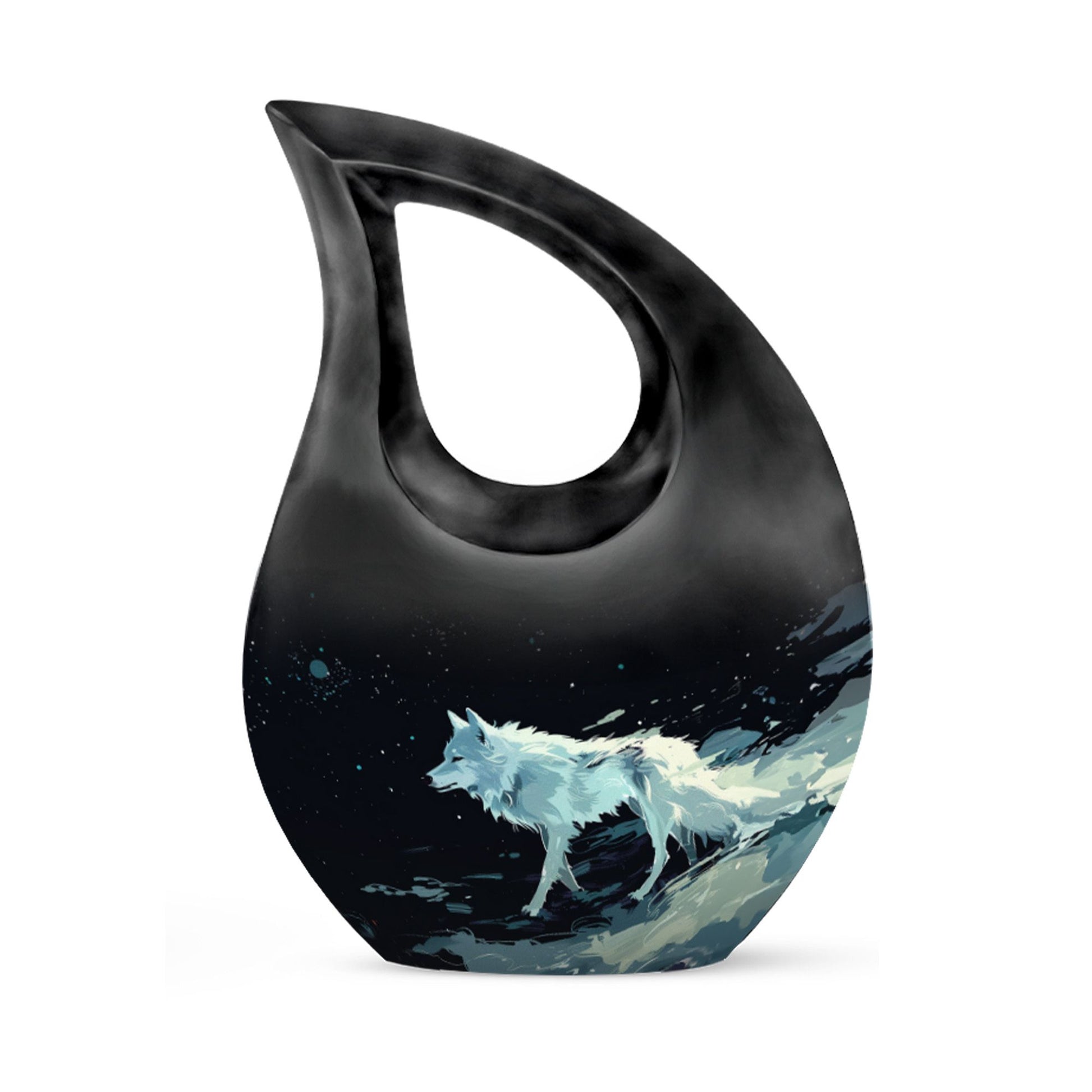 10-Inch Galactic Wolf Wanderlust Urn 