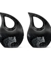 Wilderness - Wolf Urn Memorial, Funeral Cremation Urn