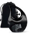Wilderness - Wolf Urn Memorial, Funeral Cremation Urn