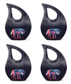 Neon Predator Essence - Wolf Urn Memorial, Funeral Shape Urn