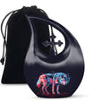 Neon Predator Essence - Wolf Urn Memorial, Funeral Shape Urn